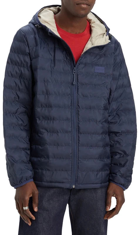Levi's Men's Pierce Packable Jacket, Peacoat, L