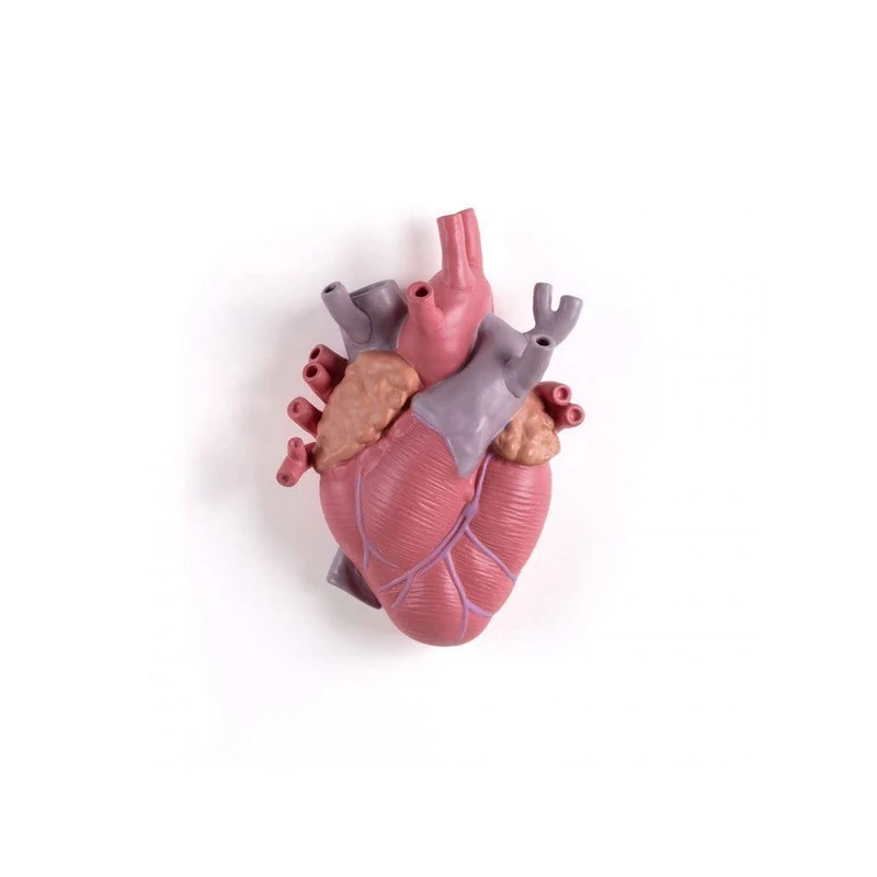 SELETTI - Love in Bloom - Heart-Shaped Porcelain Vase - Pink - Un - Image 1