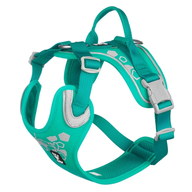 Hurtta Weekend Warrior Dog Harness for Medium Dogs, Peacock Turquoise, 60-80 cm