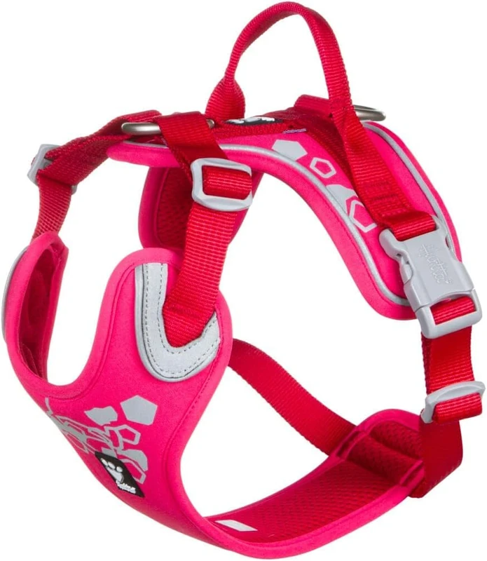 Hurtta Weekend Warrior Harness for Large Dogs, Ruby Red, 80-100 cm