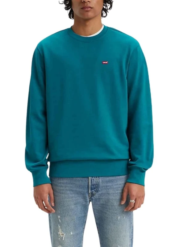 Levi's Men's Crew Sweatshirt Ocean Depths XS