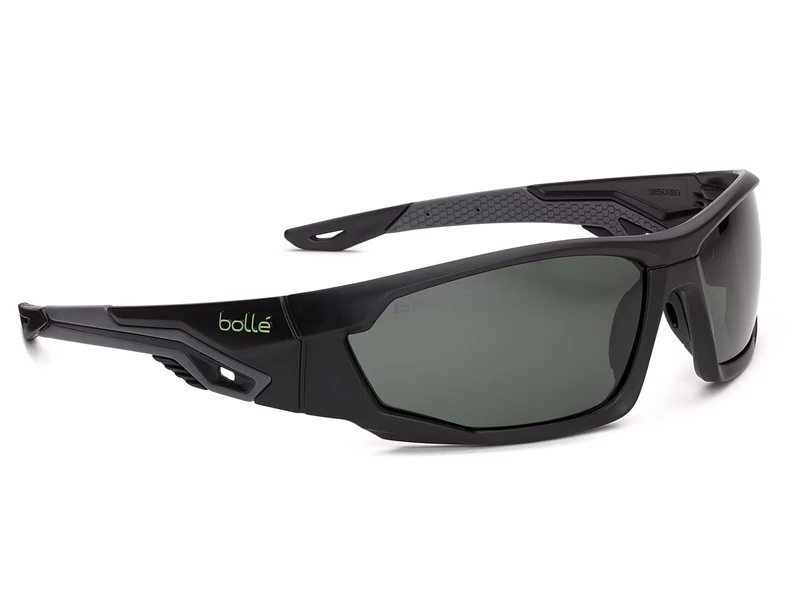 Bolle MERPOL Sunglasses Montura Pc - Patilla Con Pc Y TPR - Pc Polarized Ahumado Antirayaduras - Funda Microfibra gratuita for Adults, Designed for Everyday Comfort and Style, Polarized