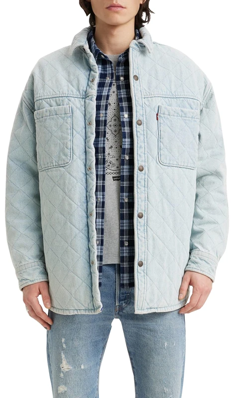 Levi's Men's Ingleside Overshirt , Badu Stonewash, L