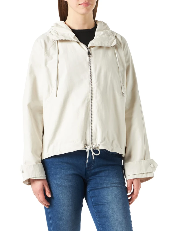 s.Oliver Women's 120.12.202.16.150.2110333 Loose Fit Long Sleeve Jacket, Off-White, L