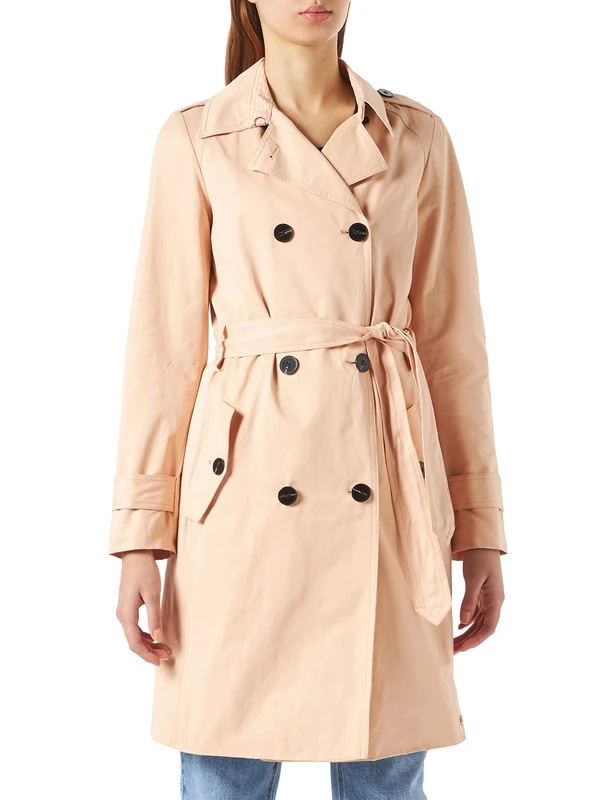 s.Oliver Women's 120.12.202.16.151.2109888 Coat Long Sleeve Regular F, Off-White, 36