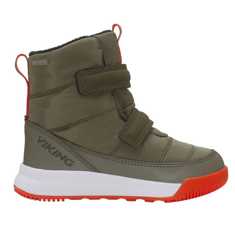 Viking Aery High Gtx R Warm Snow Boot Unisex Kids, Olive Red, 6 UK