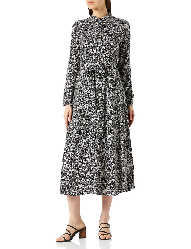 s.Oliver Women's 120.10.202.20.200.2111777 Dress, Navy AOP, 8