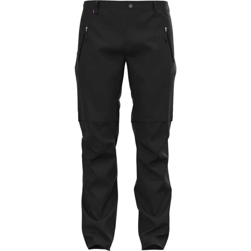 Odlo Men Zip-Off Hiking Pants WEDGEMOUNT, Black, 56