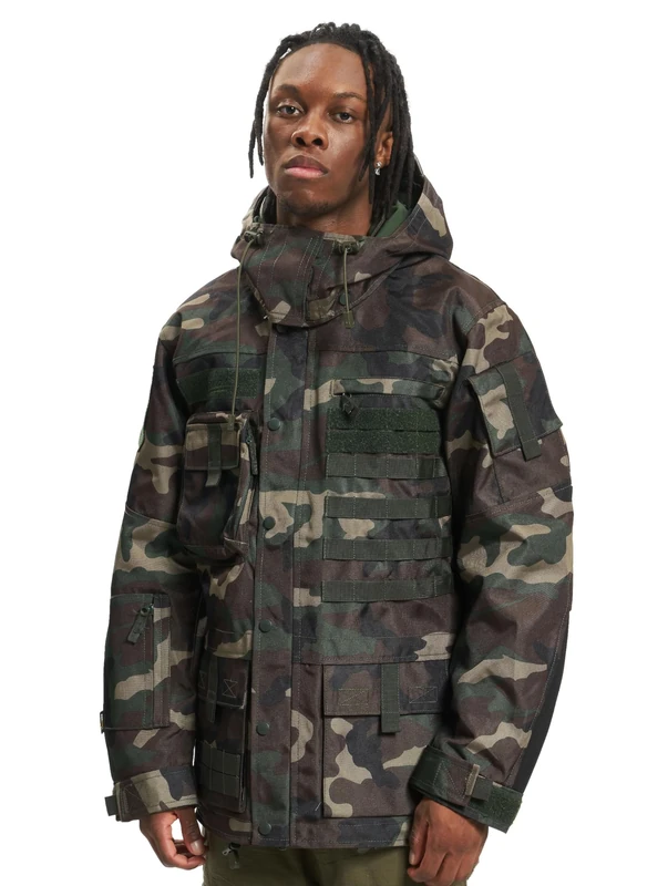 Brandit Performance Outdoor Jacket, color: woodland, size: XXL