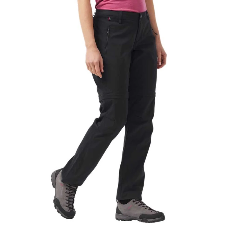 Odlo Women Zip-Off Hiking Pants WEDGEMOUNT, Black, 36