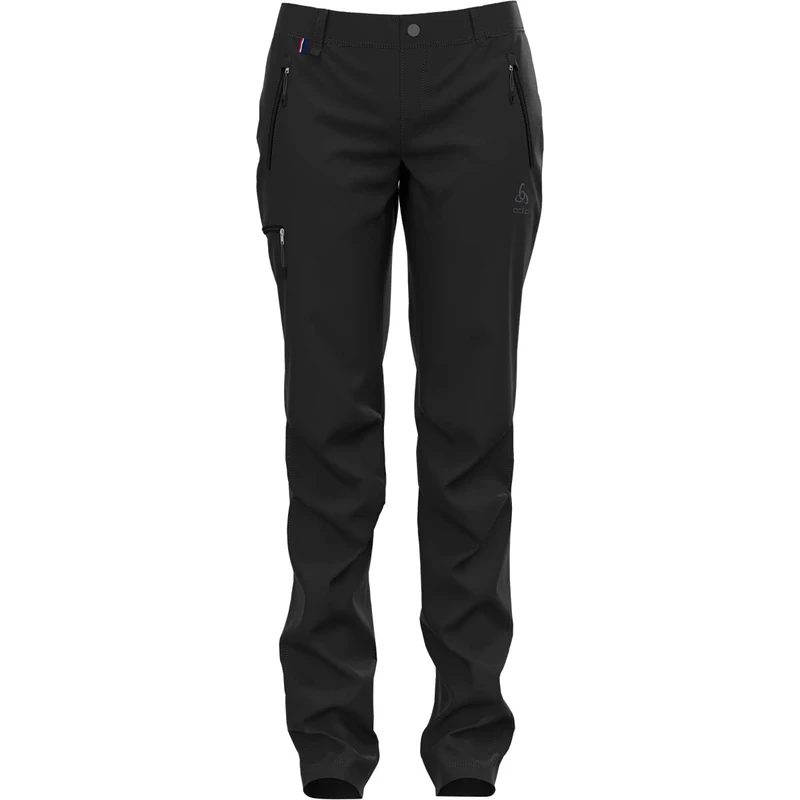 ODLO Women's Wedgemount Hiking Pant, Black, 36