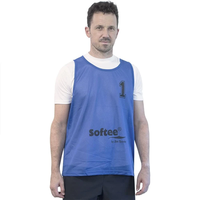 Vest Brand Softee Model Set of 5 Numbered Softee Bibs from 11 to 15 Blue - Image 1
