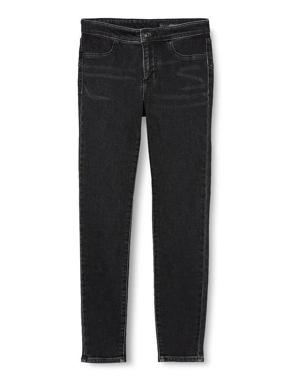 Armani Exchange Jegging Lift-Up J12, Memory Fabric, Dark Wash, Jeans Women's, Grey (Grey Denim), 25