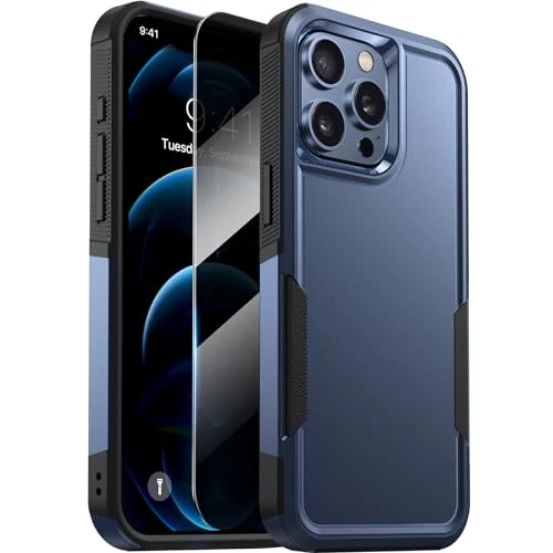 Diaclara Case for iPhone 12/16 Series Case, 360° Full Body Bumper Clear Back Cover