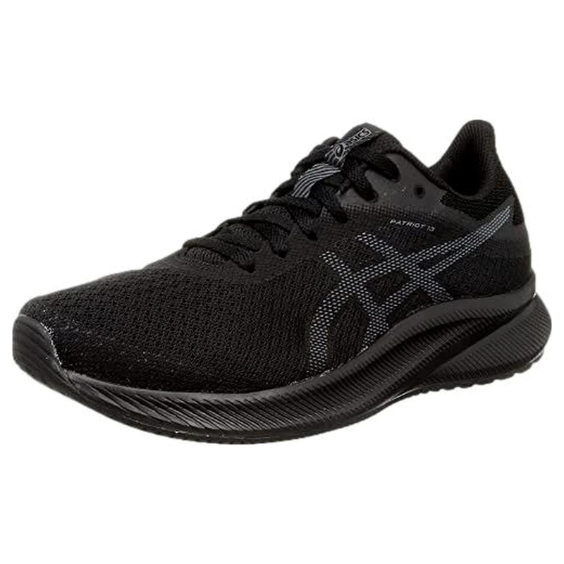 ASICS Men's Patriot 13 Sneaker, Black Carrier Grey, 10.5 UK