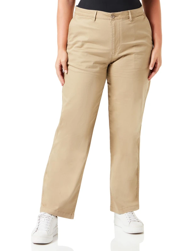 High Waist Chino High Straight Harvest Gold 27 L