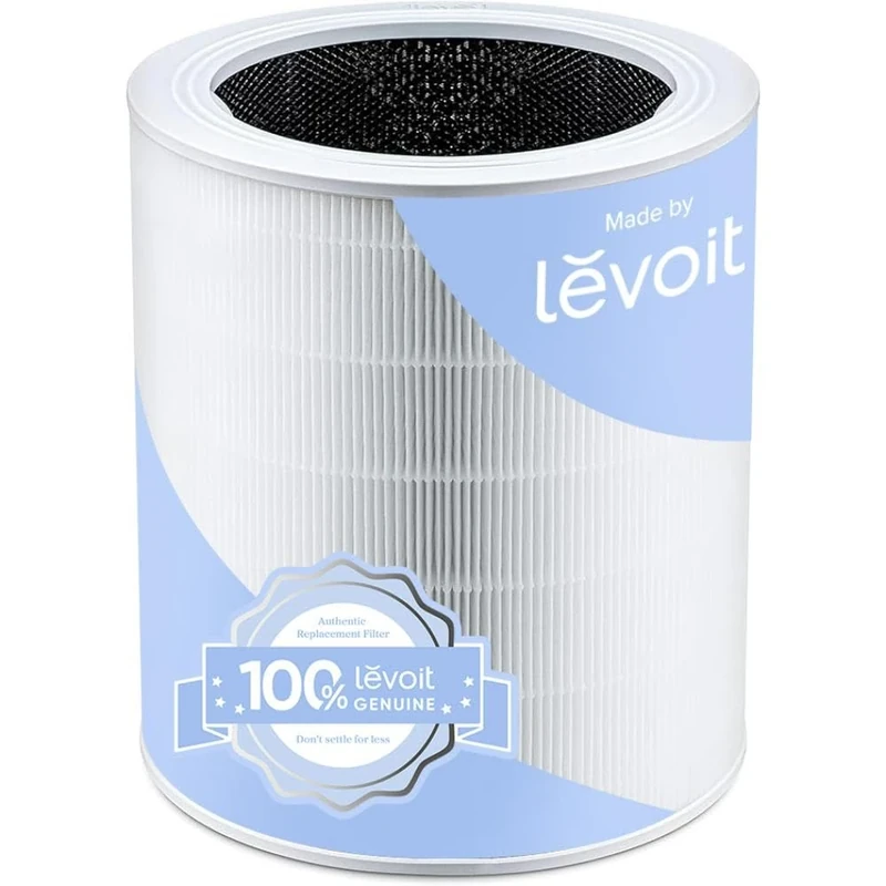 LEVOIT Core 600S-RF Genuine Air Purifier Replacement Filter 3-in-1 Fine Pre-Filter, HEPA & High-Efficiency Activated Carbon, Suitable for Core 600S