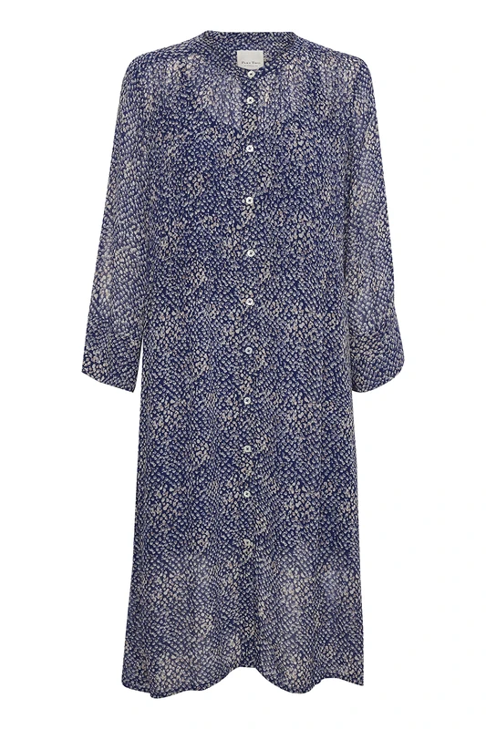 Part Two Women's Olivapw Dr Dress, Blueprint Blurred Dot Print, UK 6