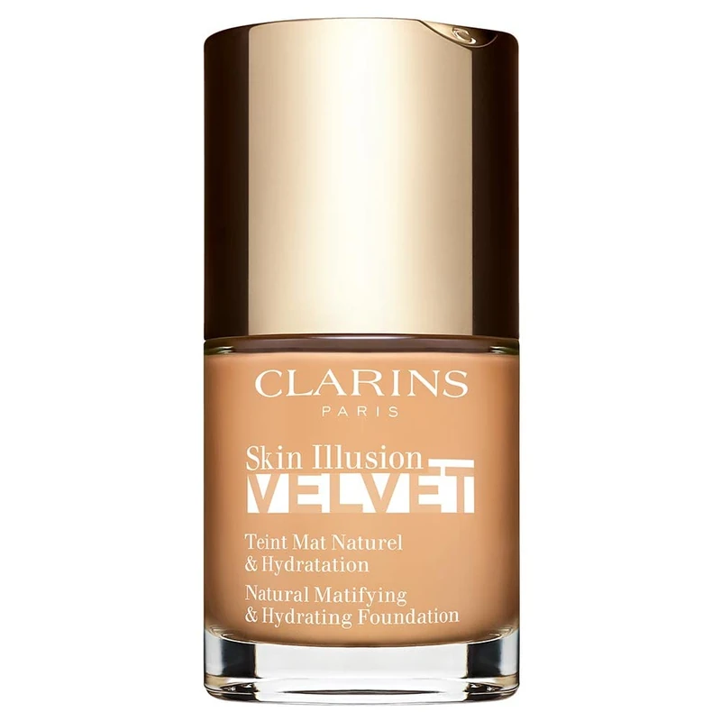 CLARINS 86591 Beauty Care Skin Illusion Velvet Base 108w 30ml for Adults, Designed for Hydration, Nourishment and Skin Care, 108w, 30ml