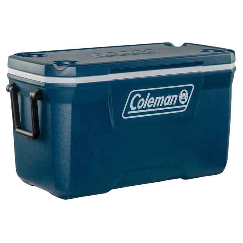 Coleman Unisex Xtreme Cooler, Large Cooler Box Capacity, PU Full Foam Insulation, Cools up to 5 Days, Portable Cool Box, Perfect for Camping, Festivals and Fishing, Blue, 66 L