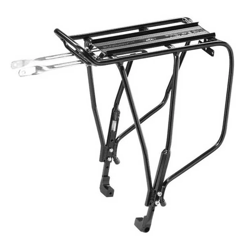 Topeak Super Tourist Universal Rear Rack for 24" / 26" / 27.5" / 29" / 700c Wheel Bikes, Disc Brake Compatible, Black