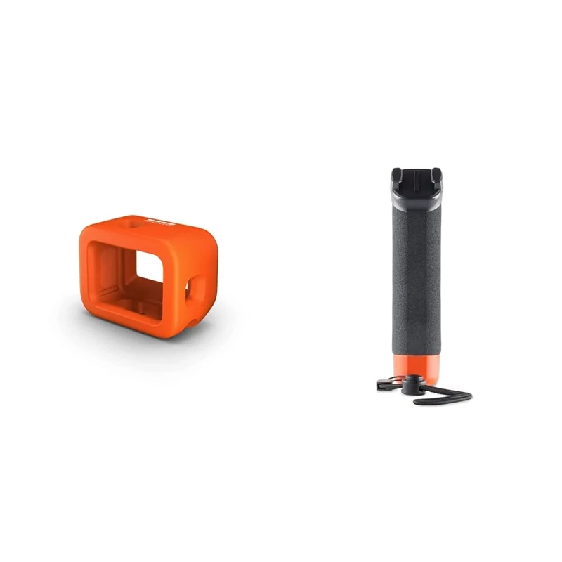 GoPro Floaty (HERO11 Black/HERO10 Black/HERO9 Black) - Official Accessory & AFHGM-003 The Handler (Floating Hand Grip) - Official Accessory, Black