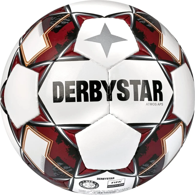 Derbystar Ball-112015 Ball White/Black/Red 5