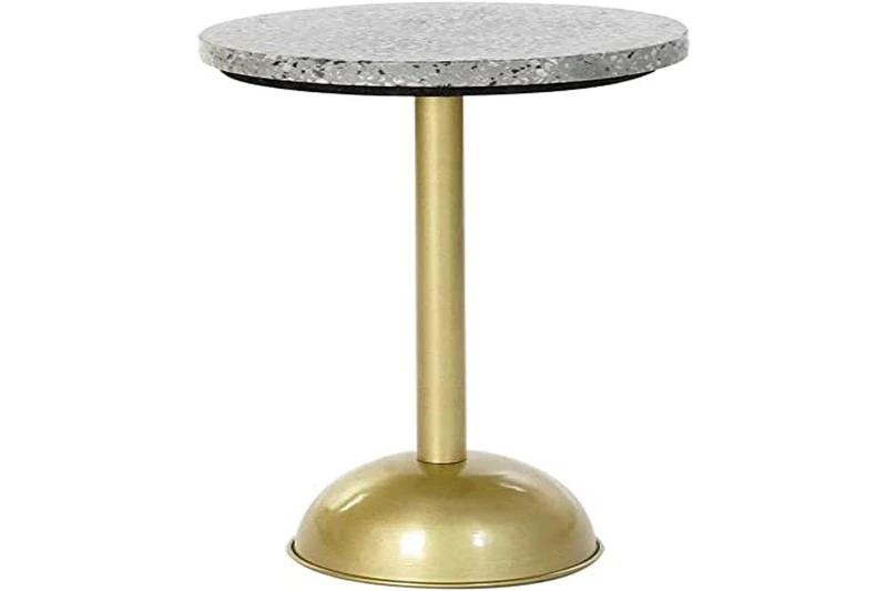 Home Decor Side Table Dkd Stone Iron (30 X 30 X 45 Cm) - Image 1