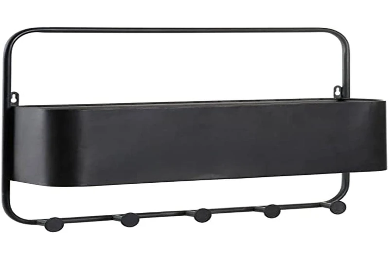 Coat Rack Dkd Home Decor Black Metal (60 X 14 X 41.5 Cm)