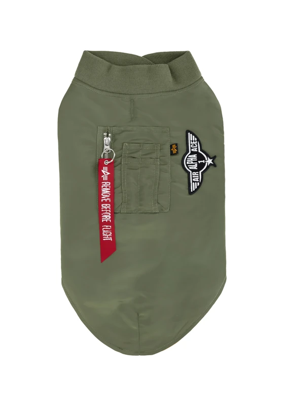Alpha Industries Dog MA-1 Jacket Sage-Green XXL