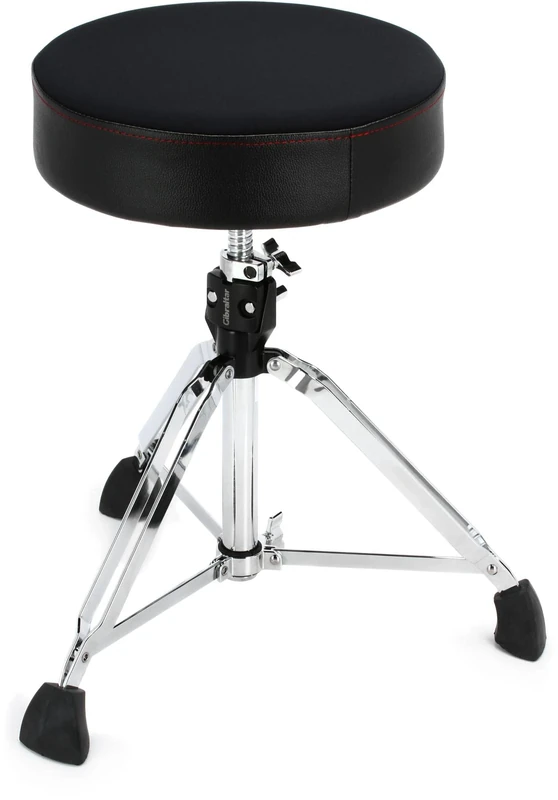 Gibraltar Drum Stool 9000 Series Round Neoprene, 9608NR (Diameter: 35cm, Neoprene Seat, Super Lock, Tripod Position, 'Super Foot' Rubber Feet, stability, comfortable)