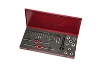 Dormer L12030UNC Series L120 HSS Threading Equipment Set, Bright, E515 + F320 + L112 + L110, 18 Pieces