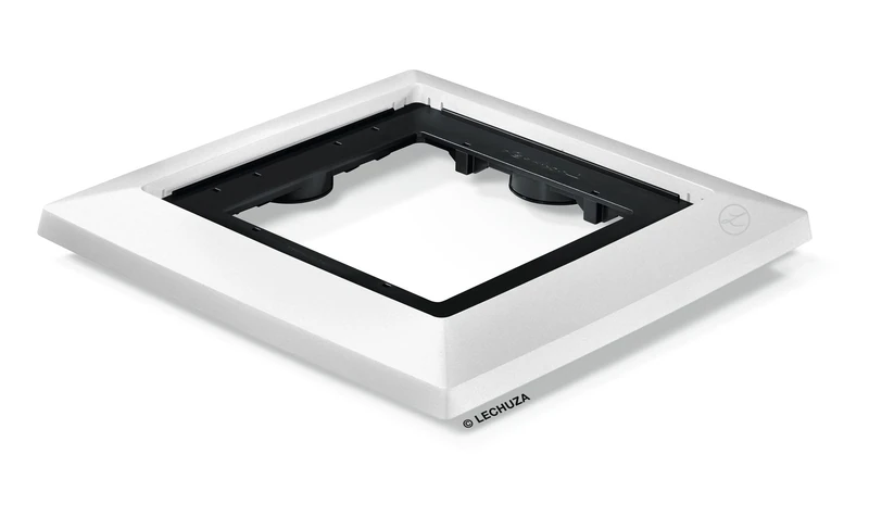 LECHUZA rolling base CUBICO 40 white 13415 - Image 1