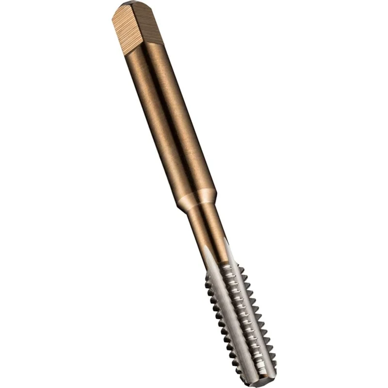 Dormer E5361NO3 Series E536 HSS BSF Straight Flute Hand Tap, Bright Finish, 1"-10 x 130mm, No.3