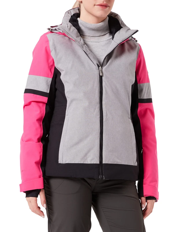 McKinley Women's Helena Ski jacket, Melange/Pink, 40