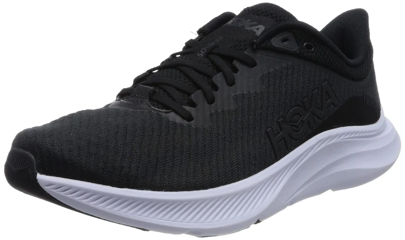 Hoka One One Men's M Solimar Sneaker, Black/White, 7.5 UK