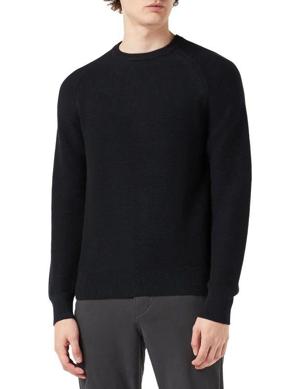 Dockers Mens Crewneck Sweater Tops, Beautiful Black, M UK