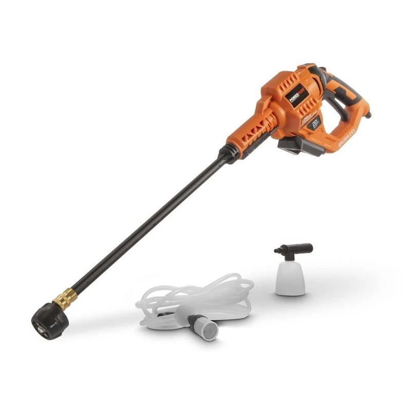 Powerplus Dual Power Battery Pressure Washer POWDPG80620-20V Battery Patio Cleaner, Start/Stop Function, 25 Bar Pressure, Without Battery and Charger