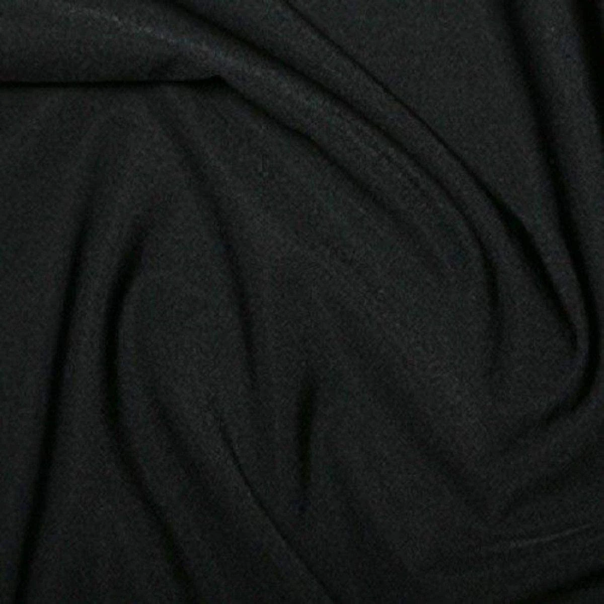 Stretch Lycra Spandex Fabric Material - Black, 1Mtr 100cm x 150cm