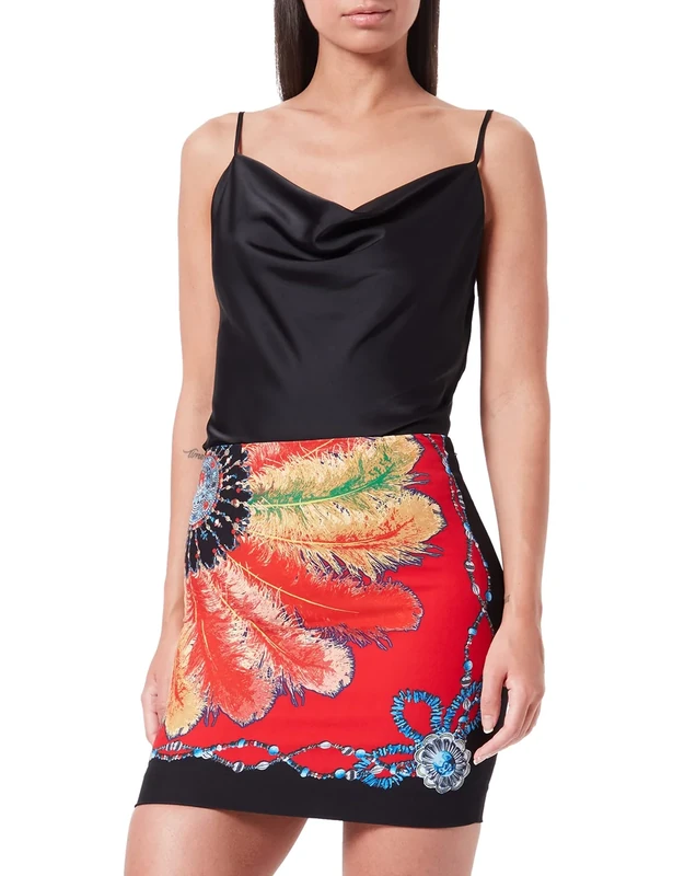 Just Cavalli Women's Skirt, 311s Red, 18