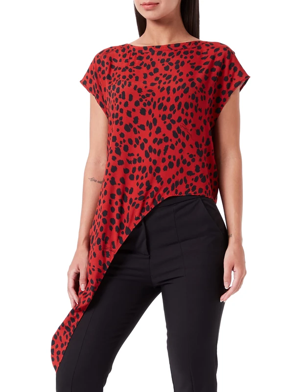 Just Cavalli Women's T-Shirt, 306s Red, XXS