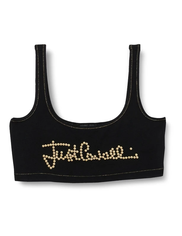 Just Cavalli Women's Top Fashion Vest, 900 Black, 14