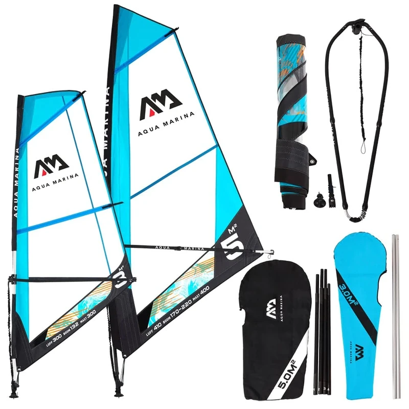 Aqua Marina Sail Rig Package, 3m² Sail Size, Blue, 2022