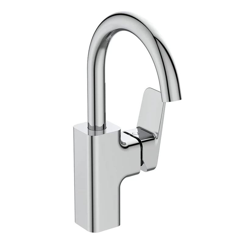 Ideal Standard Ceraplan Single Lever High Spout Basin Mixer Tap, Chrome