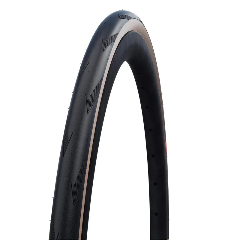 Schwalbe Pro One Evo Super Race V-Guard TLE Folding Tyre, Transparent Sidewall, 34-622 (700x34C)