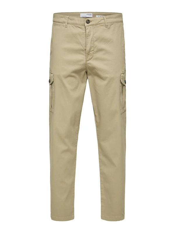 SELECTED HOMME Men's Trousers, Chinchilla, 31 W/34 L