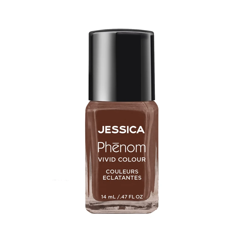 JESSICA Phenom Vivid Colour Nail Polish, Must Have Mocha 14ml