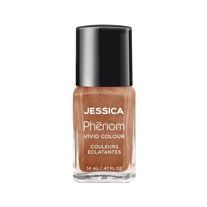 JESSICA Phenom Vivid Colour Nail Polish, Caramel Drizzles 14ml