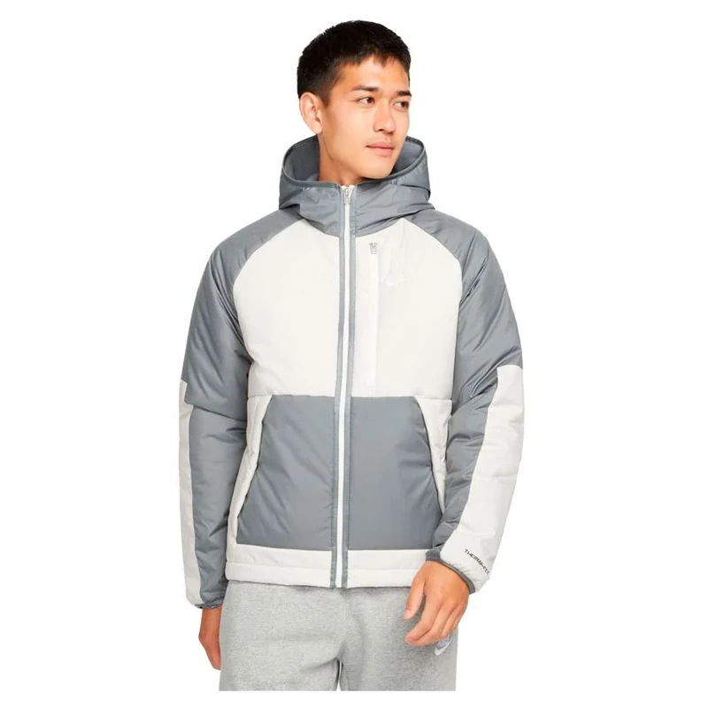 Nike Men's NSW Jacket, Grey/Light Bone/Sail, L - Image 1