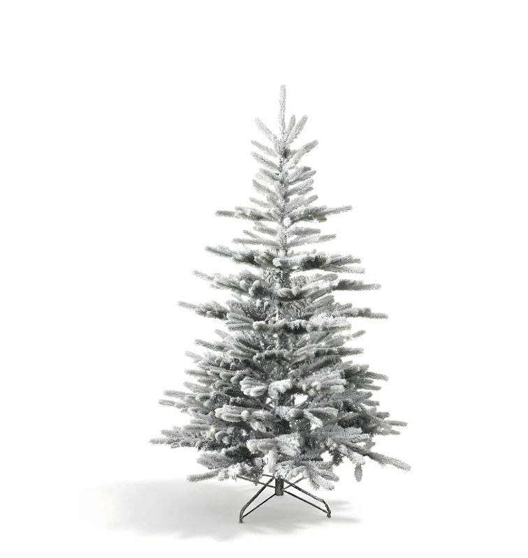 4FT Californian Pine Snow Covered Green 194 Tips Bushy Artificial Plain Christmas Tree Holiday Deluxe Xmas Festive Home Decorations